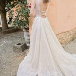 Raffaeleciuca wedding gown back with train