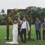 Bride and Groom after Hawaiian Wedding Ceremony