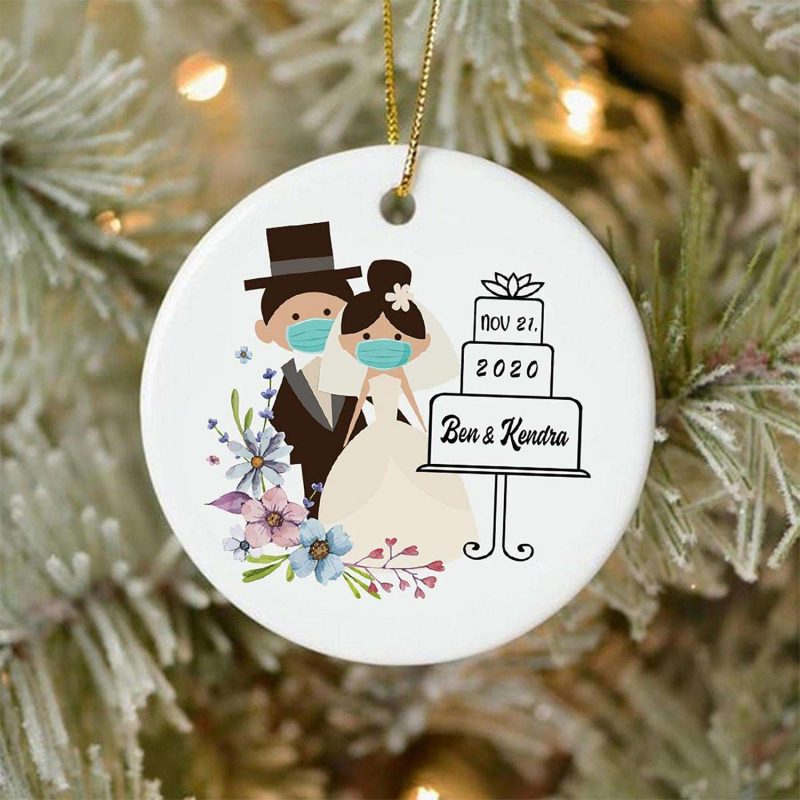 Married During Quarantine Holiday Ornament